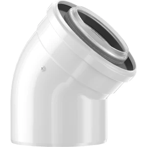 Worcester 45 Degree Concentric Flue Elbow 110/160mm - 7738113104